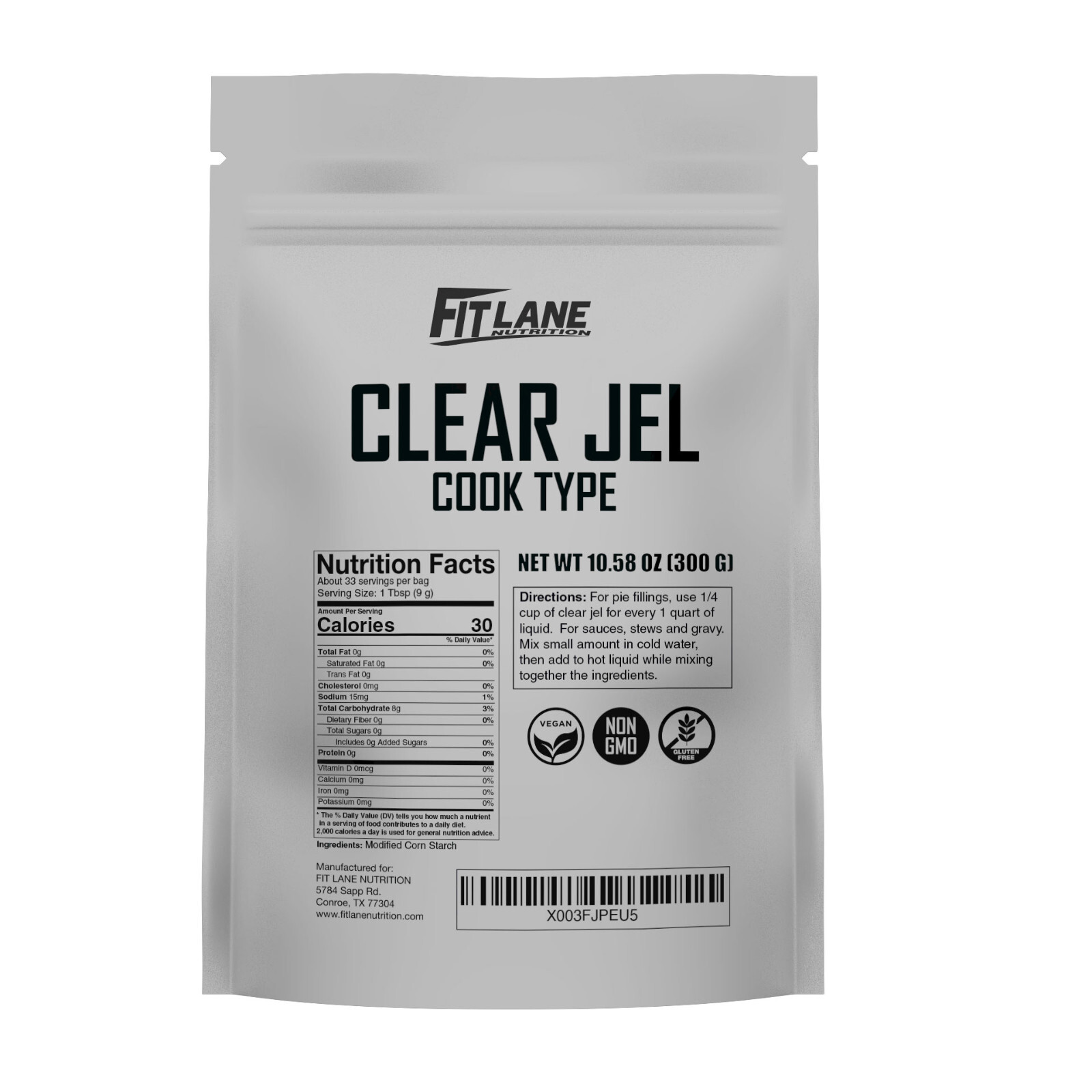 Clear Jel Cook Type Powder for Canning, Cooking and Pie Filling. 300 Gram Bag gallery