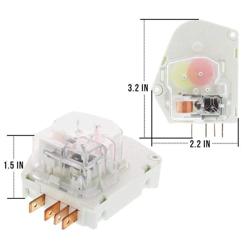 Refrigerator Defrost Timer Control for Frigidaire 215846602 Whirlpool 2314156 gallery