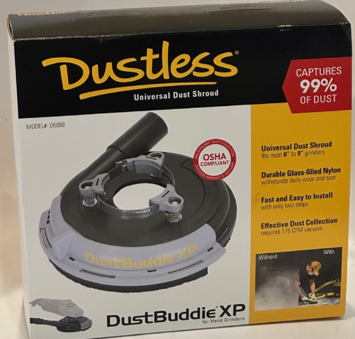Dustless Technologies D5850 6-9 In. Dustbuddie XP W 18 In. Hose gallery