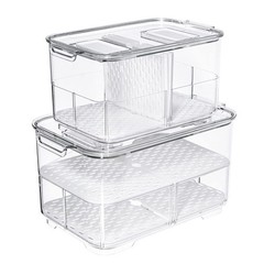 SANNO Vegetable Fruit Storage Containers, Food Storage Containers Fridge Prod…