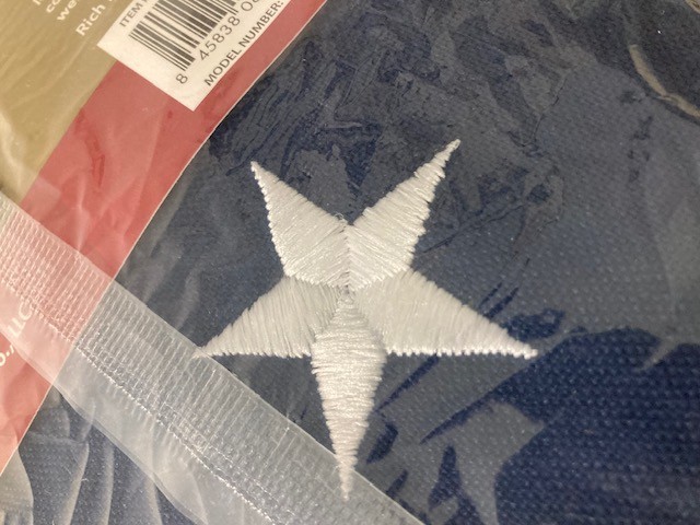 Valley Forge USA Flag Embroidered Stars 3 Foot x 5 Foot Made in USA NEW SEALED gallery