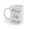 White Ceramic Mug "Feed my Sheep" in 11 oz or 15 oz gallery