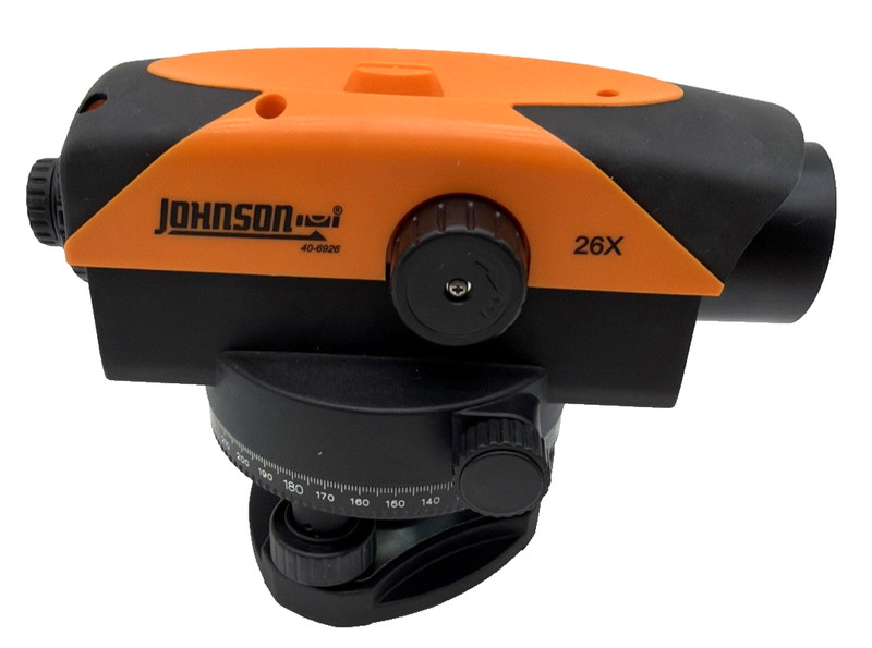 Johnson Level & Tool 26X Automatic Optical Level 40-6926 Case w/ Strap Manual gallery