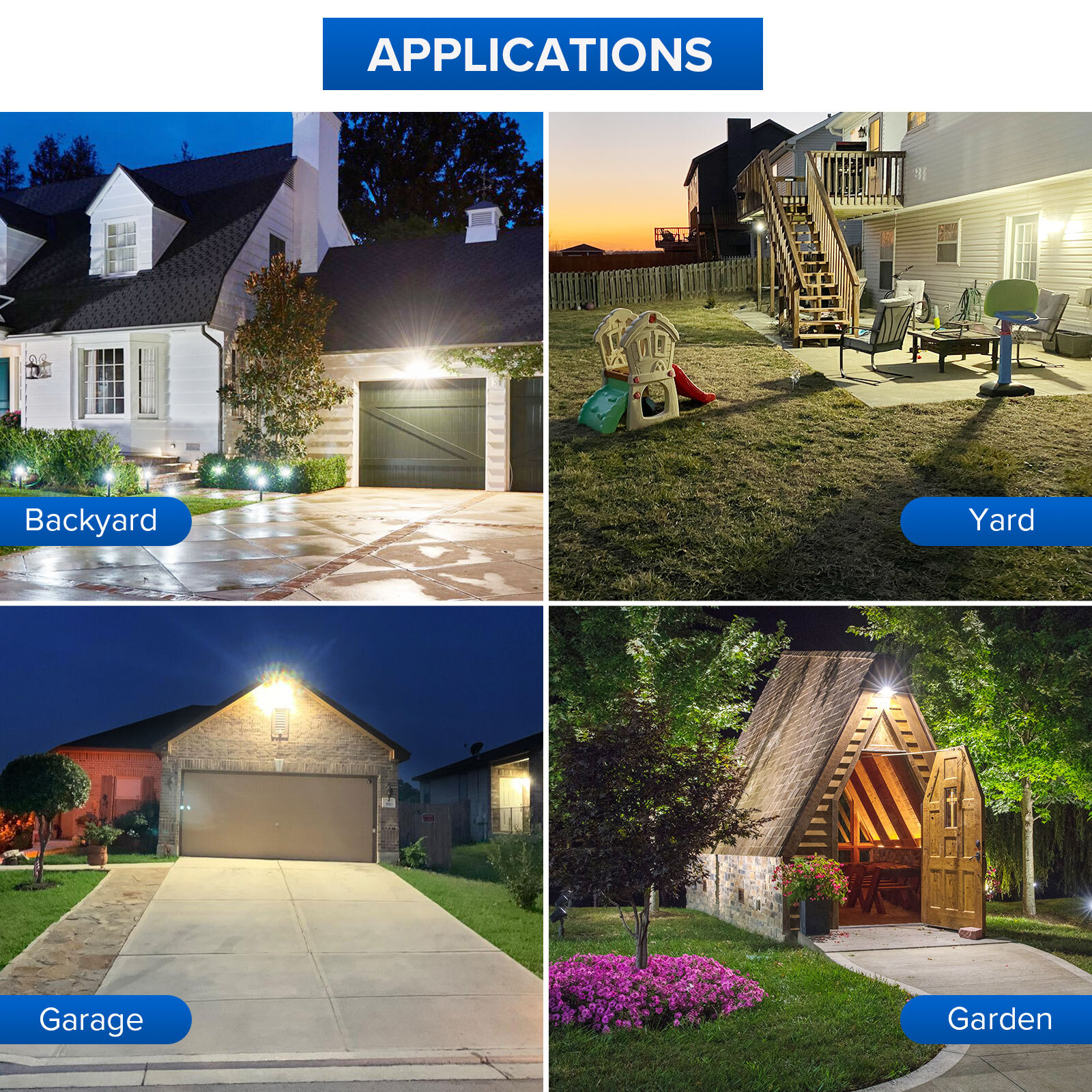 SANSI 30W 3400lm LED Security Lights Motion Sensor Night Spot Light Area Light gallery