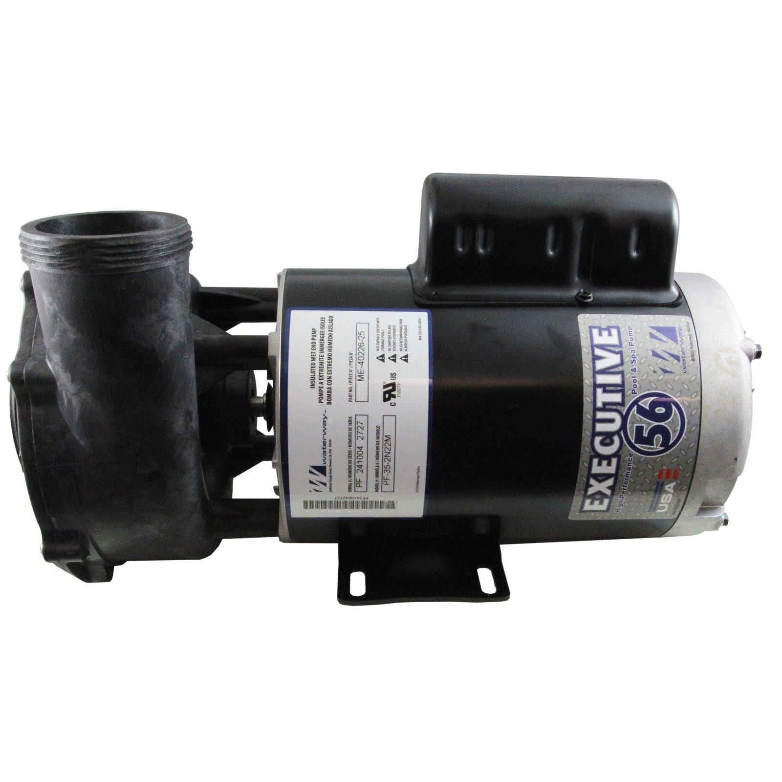 Waterway Executive 56 Frame 4 HP 2-Speed Spa Pump, 2-1/2in. Intake, 2in. gallery