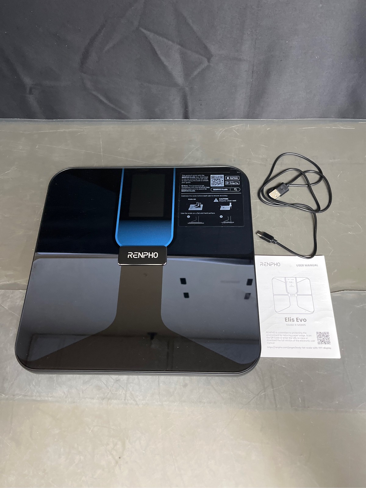 RENPHO Scale with BMI, Body Fat, Muscle Mass, Smart Scale for Body Weight, Wi-Fi gallery
