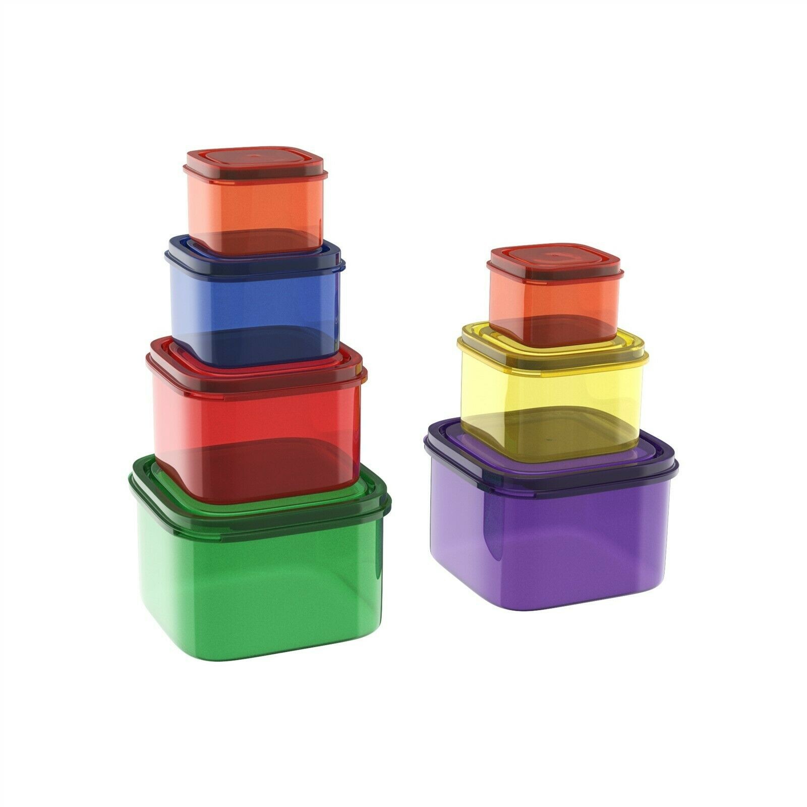7 Pc Food Portion Control Containers for Diet and Healthy Living Beach Body gallery