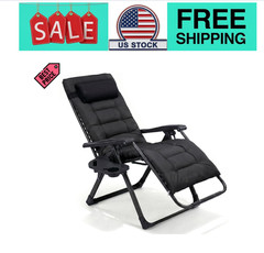 Alvantor Portable Zero Gravity Chair with Ergonomic Design and 440 lbs Capacity