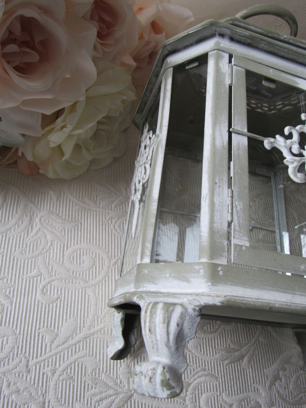 Lantern,Whitewashed Decor,Sage,Patina,Green Decor,centerpiece,Easter,Boho,NEW gallery