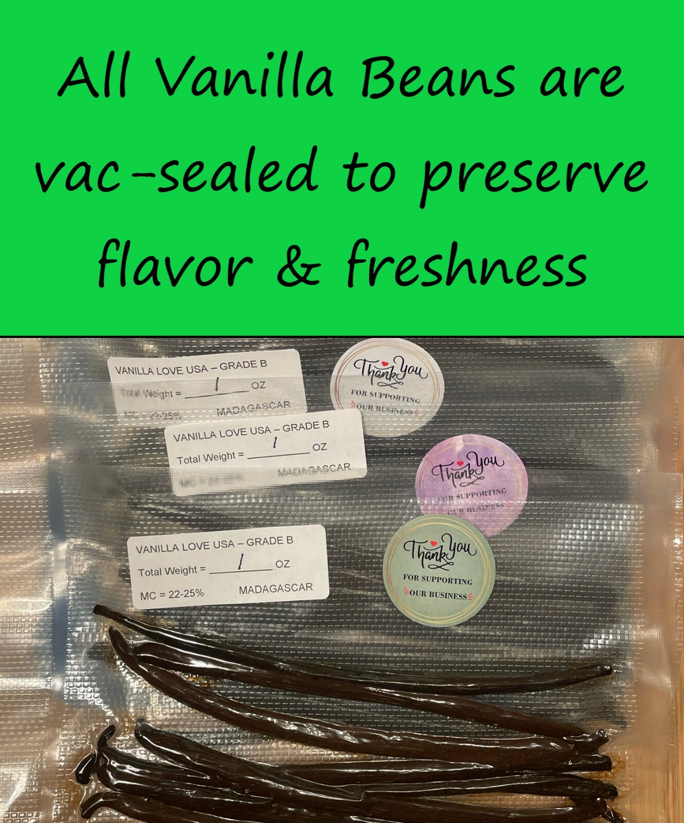 MADAGASCAR Vanilla Beans Extract Grade B (Perfect for Extract!) gallery
