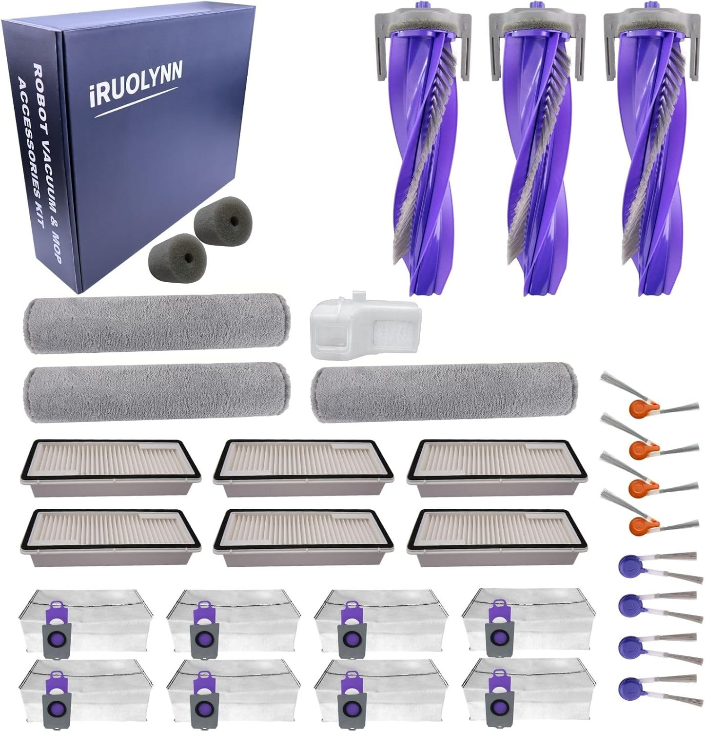 Replacement Accessories Parts Kit Compatible with Narwal Flow - Includes 8 Dust gallery