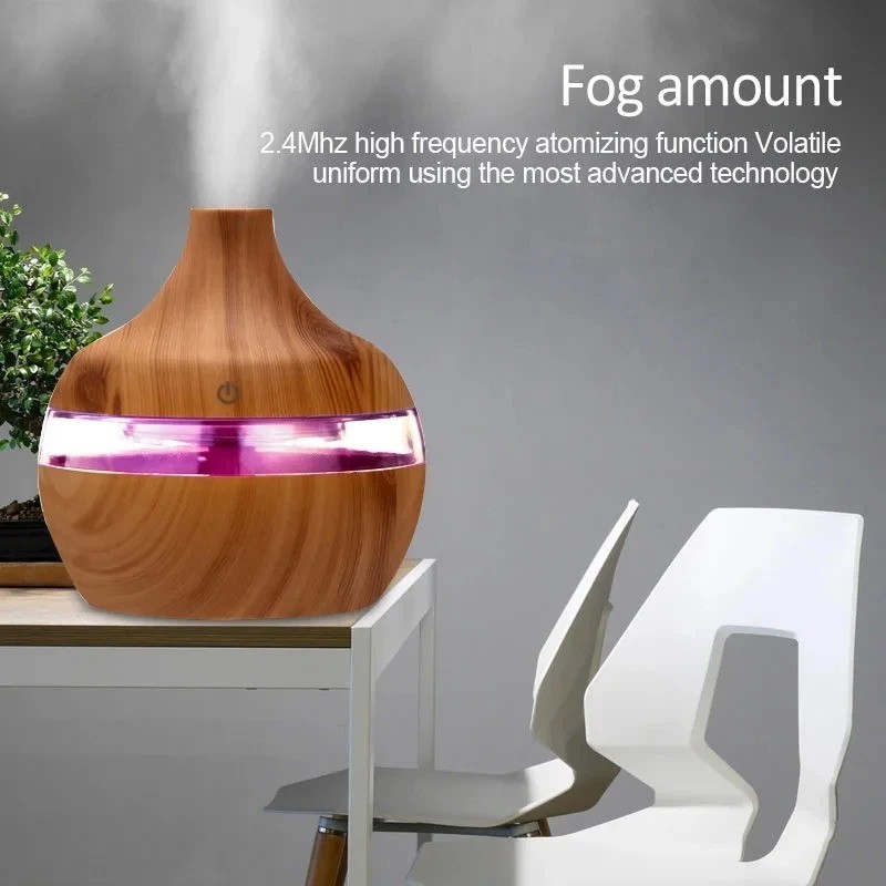 Essential Oil Aroma Diffuse Aromatherapy LED Ultrasonic Humidifier Air Purifier gallery