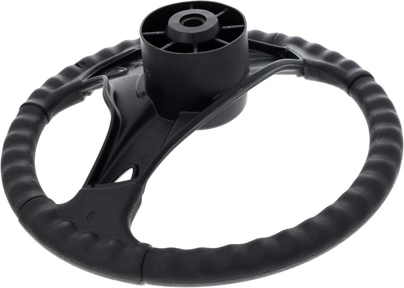 Durable Black Plastic Tractor Steering Wheel 14" - Vehicle Specific Fit gallery