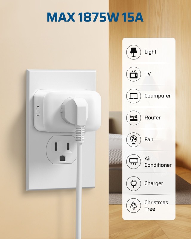 DEWENWILS Wireless Light Switch, Remote Control Outlet Switch for Lamps, Lights, gallery