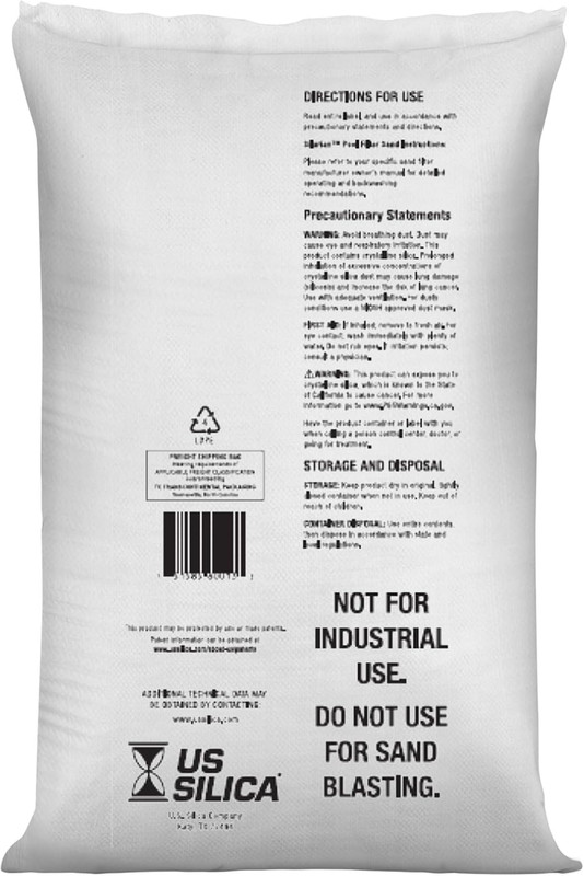 Silurian 20-Grade Silica Quartz Filter Sand for Pool Pump System, 50 Lb Bag - Wh gallery