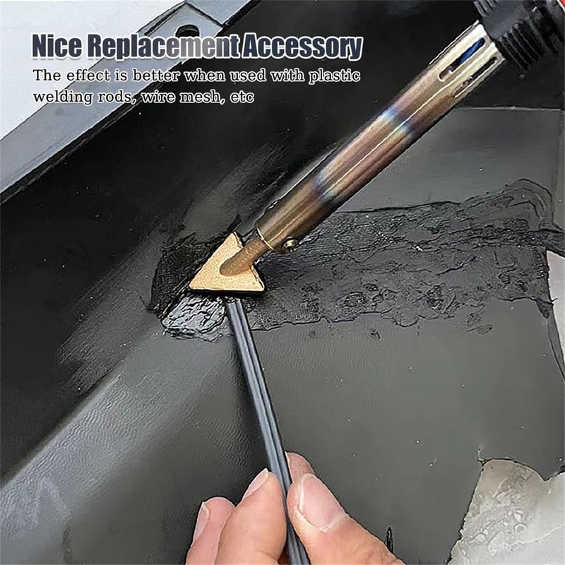 4PC Plastic Welding Tips Soldering Iron Copper Welder Kit Repair Car Bumper Tool gallery