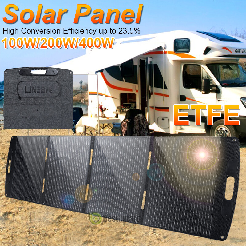 100W 200W Solar Panel Kit Foldable Off-Grid for RV Camping 23.5% Efficiency gallery