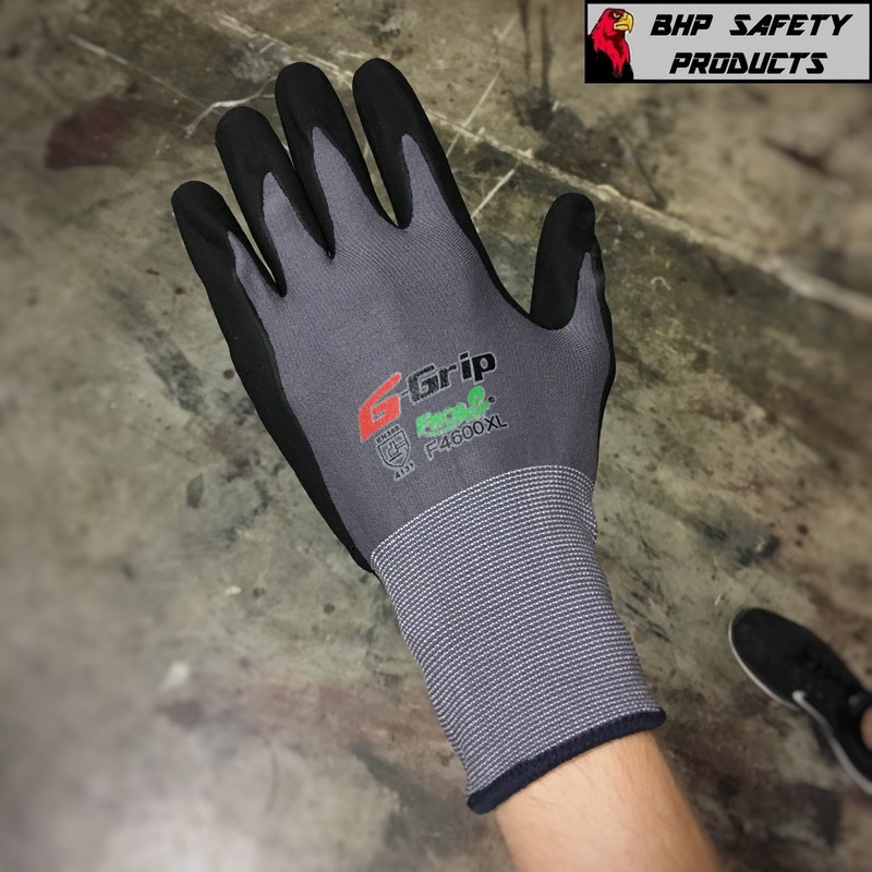G-Grip Work Gloves Foam Nitrile Micro Foam-Palm Coated F4600 (144 PAIRS / CASE) gallery
