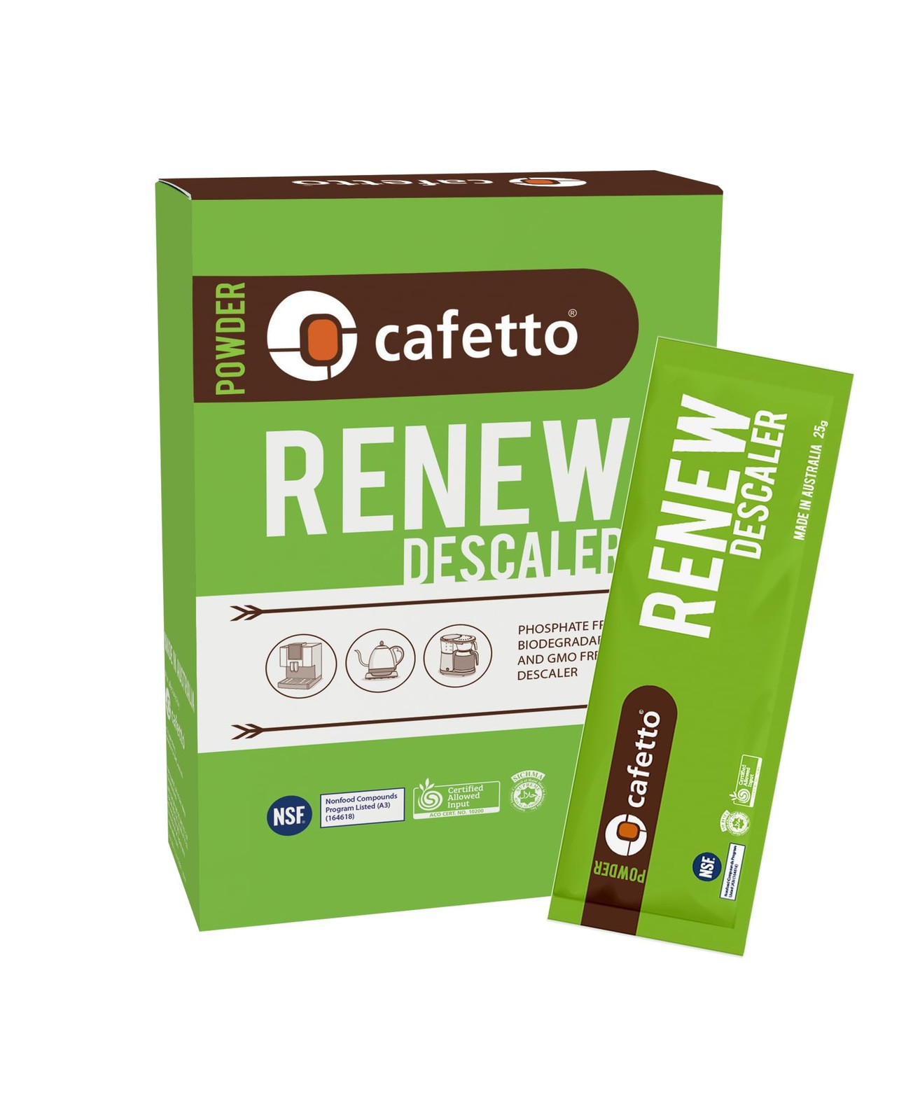 Renew Descaler (6 x 25g sachets). Designed for espresso machines, boilers and... gallery
