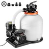 FlashPure 16" Pool Filter: 1HP Motor, 4400GPH Flow, Timer, Plug-and-Play Setup gallery
