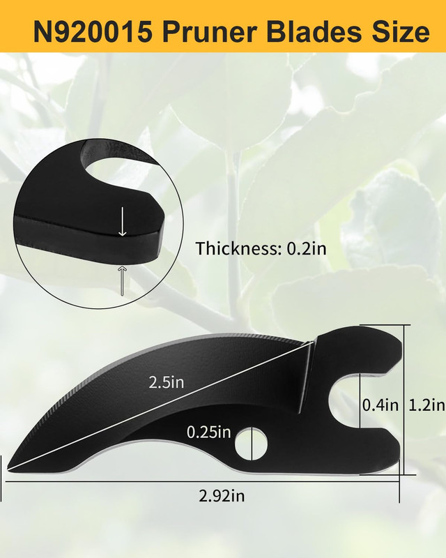 REPLACEMENT PRUNER BLADES Compatible with Dewalt 20V Max Cordless Pruner DCPR320 gallery