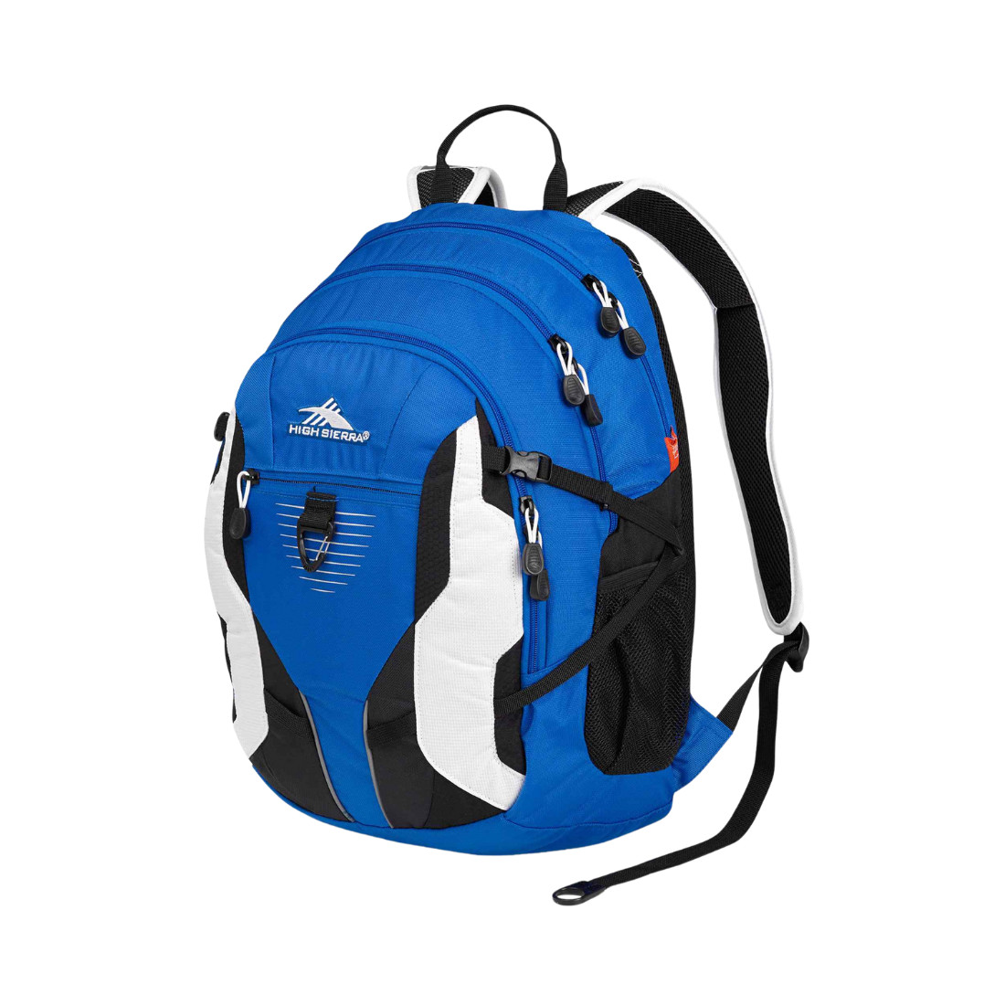 High Sierra Adjustable & Lightweight Aggro Backpack, Vivid Blue/Black/White