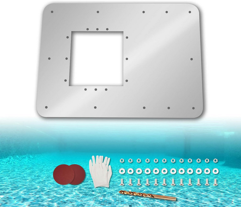 Pool Wall Repair Kit Panel 17 X 12.5" Wide Above Ground Skimmer SP1091LX SP2094 gallery