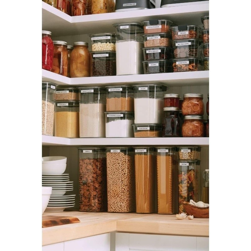 Airtight Stackable Storage Container BPA Free Easy Clean Kitchen Organizer New gallery