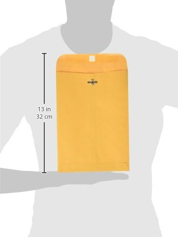 Quality Park Kraft Clasp Envelopes 6x9 Brown 28lb Gummed Seal 100 Pack 37875 gallery
