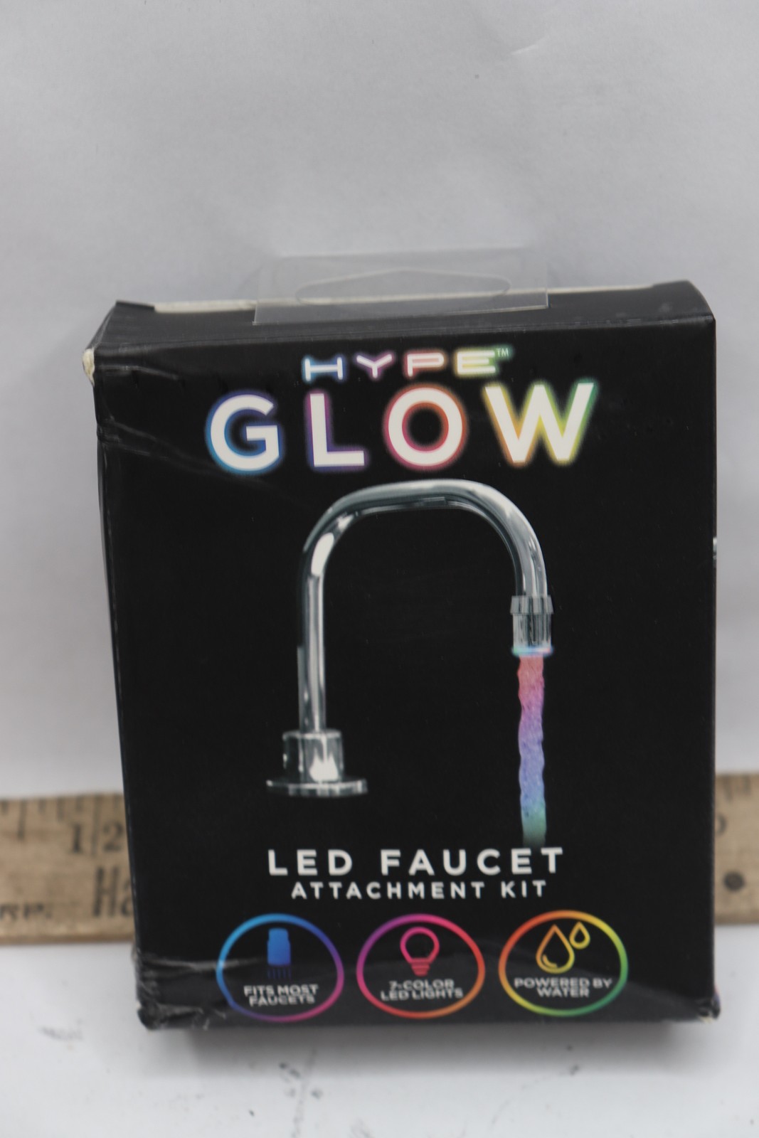 Hype Glow Changing Glow Shower Stream Water LED Faucet Attachment Kit HX-LFAU gallery