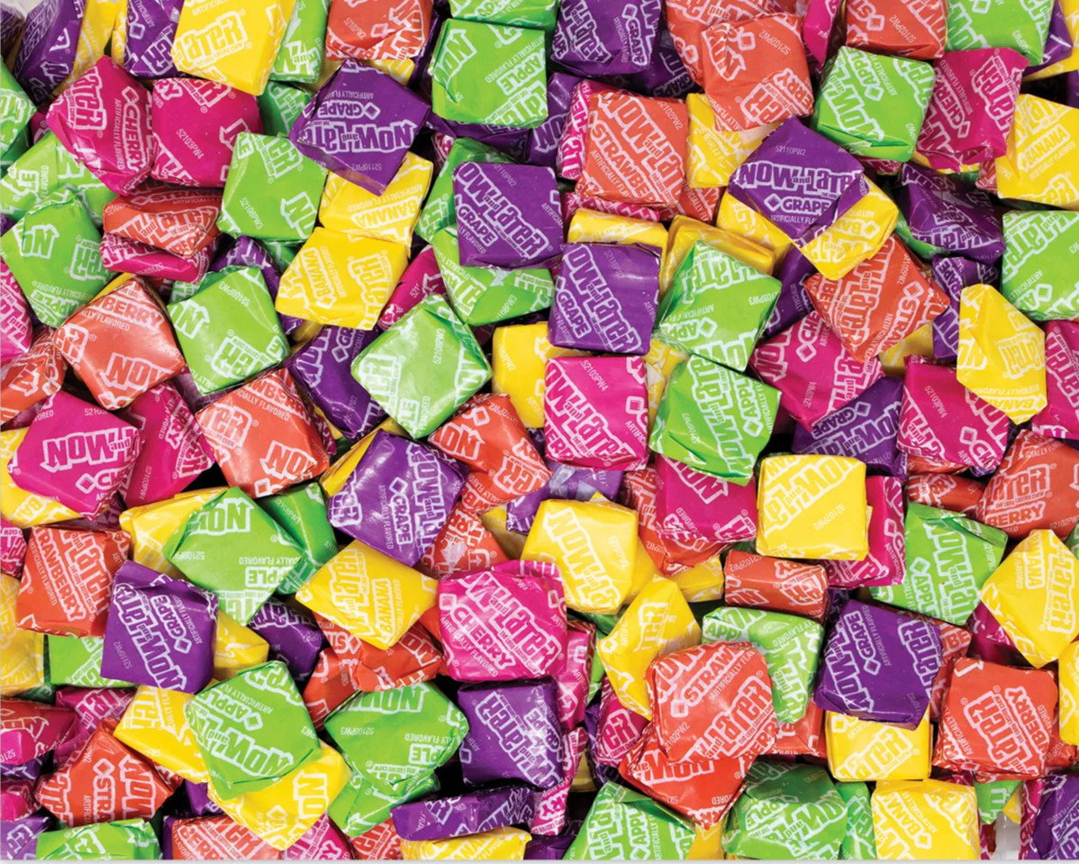 Now & Later Original Mix Flavors Mixed Fruit Chews Bulk Wrapped Candy (4 Pounds) gallery