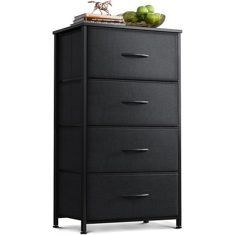 Small Dresser Storage Unit Compact Fabric Drawer Organizer Bedroom Spaces New gallery