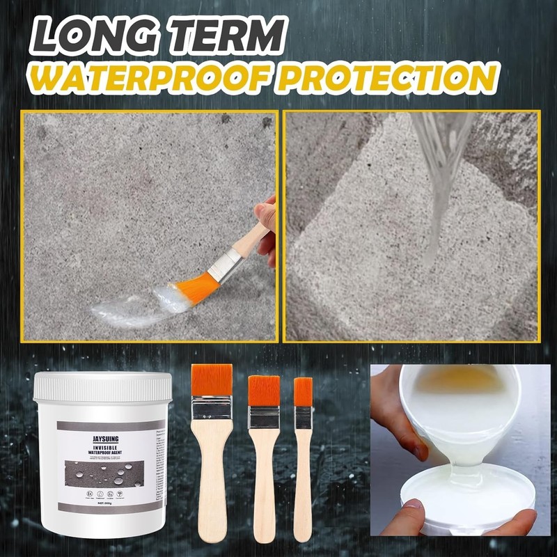 Transparent Waterproof Coating, Super Strong Waterproof Anti-Leakage Agent Invis gallery
