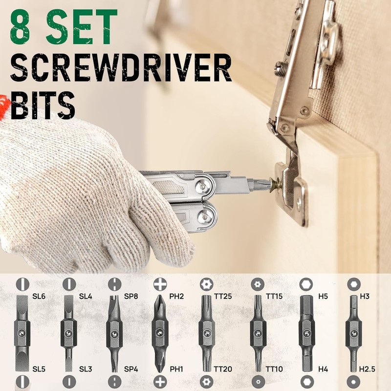 BIBURY Multitool Pliers Pro BI2045 Multitools with Replaceable Wire Cutters Saw gallery