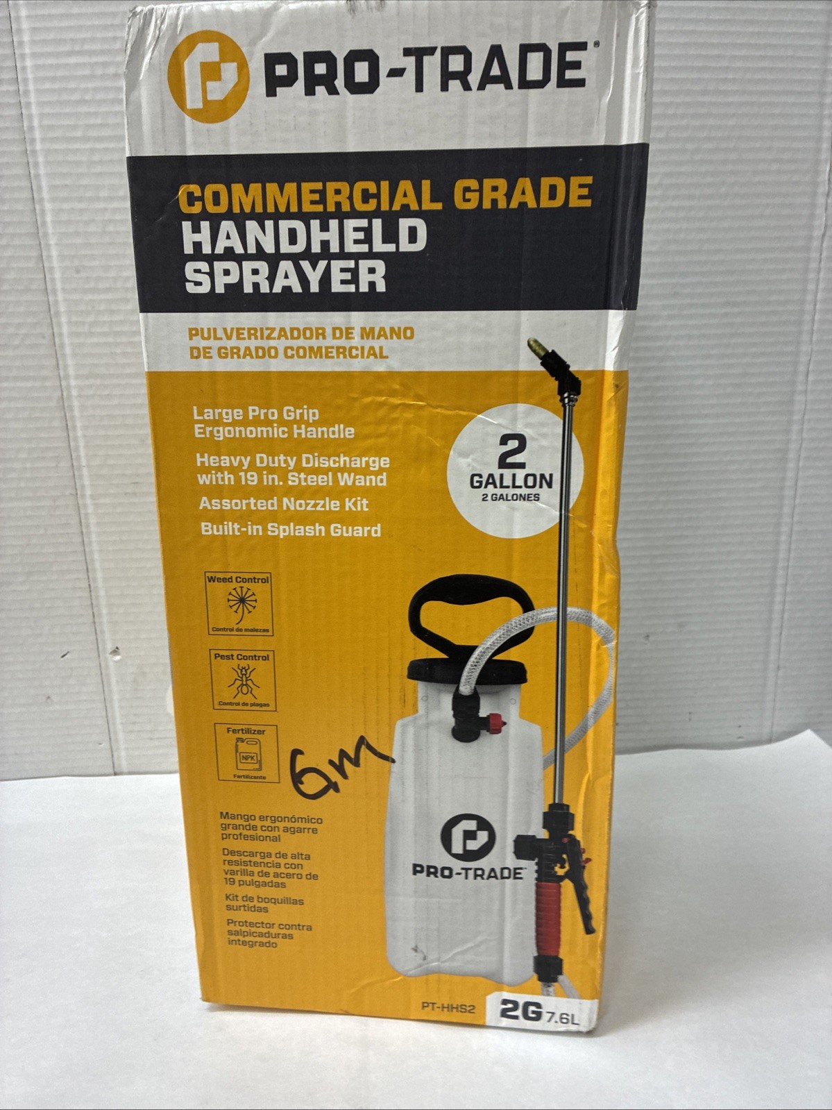 PRO-TRADE COMMERCIAL GRADE HANDHELD SPRAYER 2gal gallery