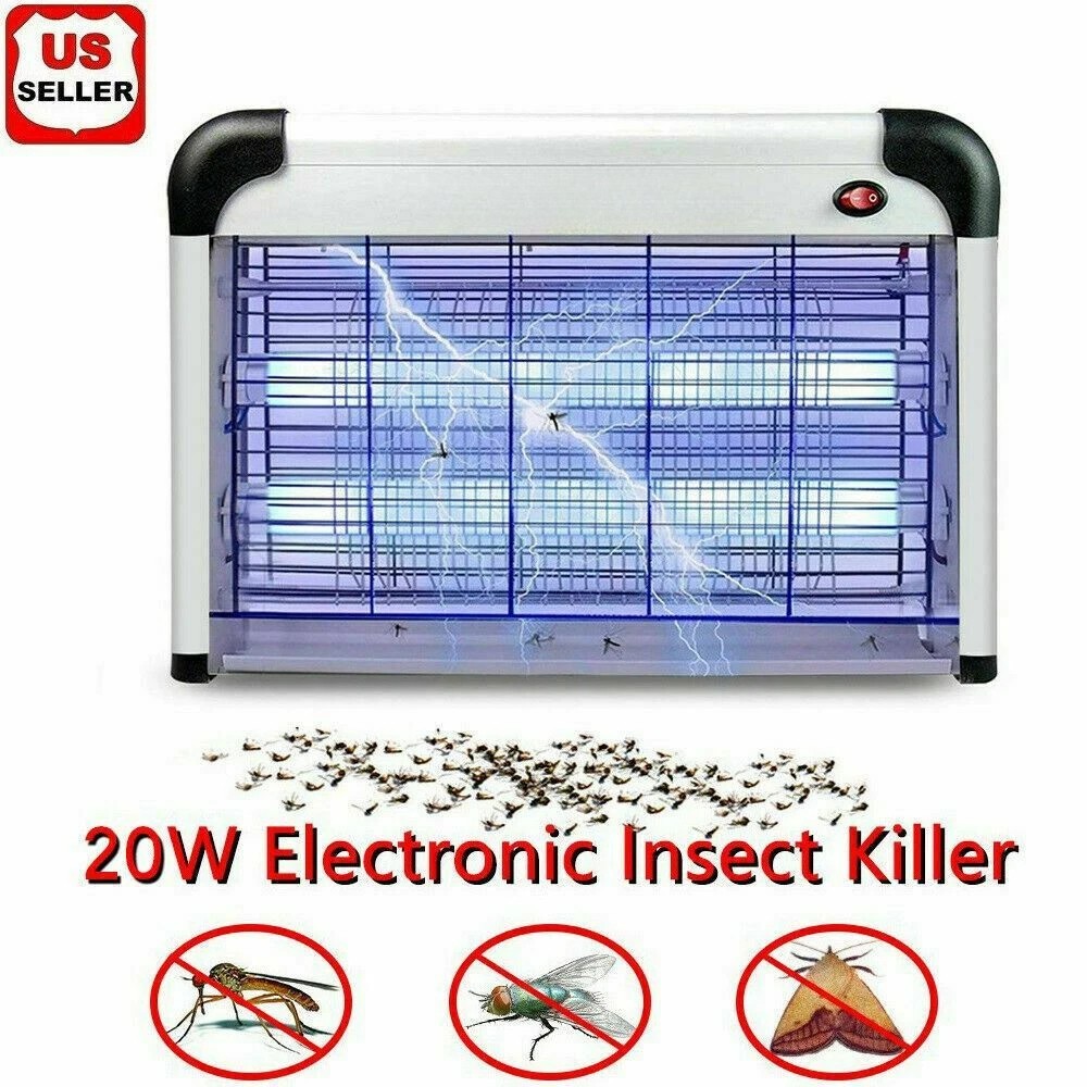 Lamp Insect Killer Mosquito Zapper Bug Pest Fly Trap Electric Indoor Light Lawn gallery