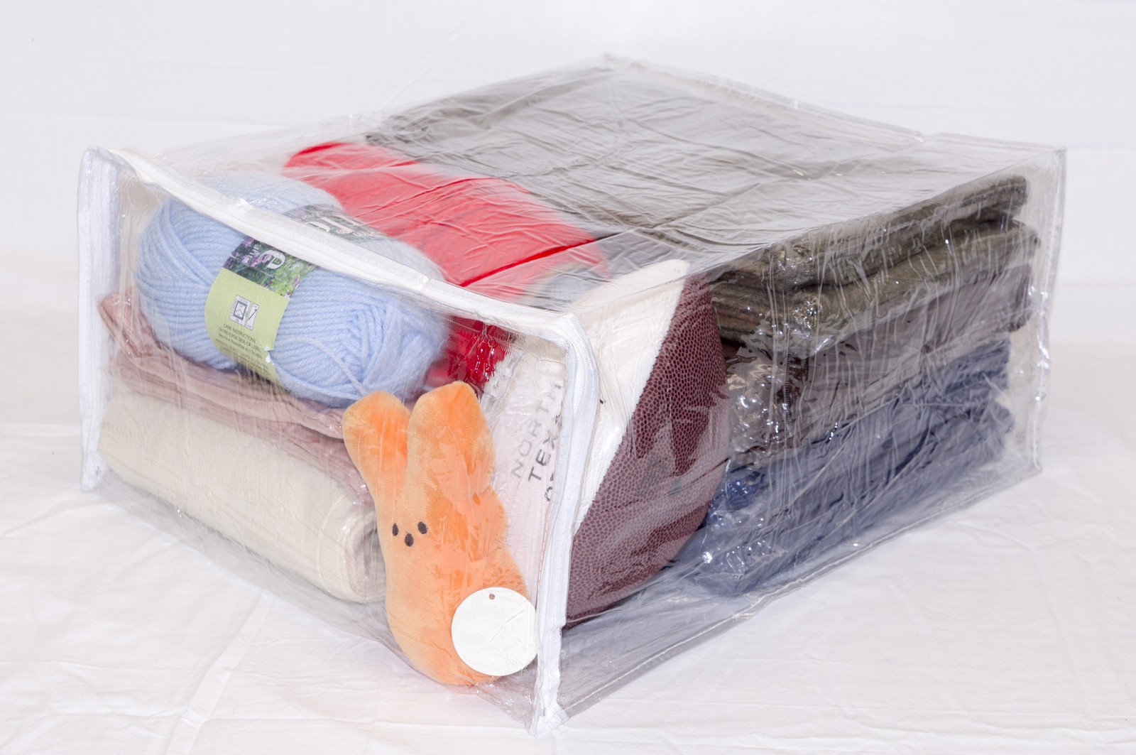 5-Pack Clear Vinyl Zippered Storage Bags 15 x 18 x 8 Inch gallery