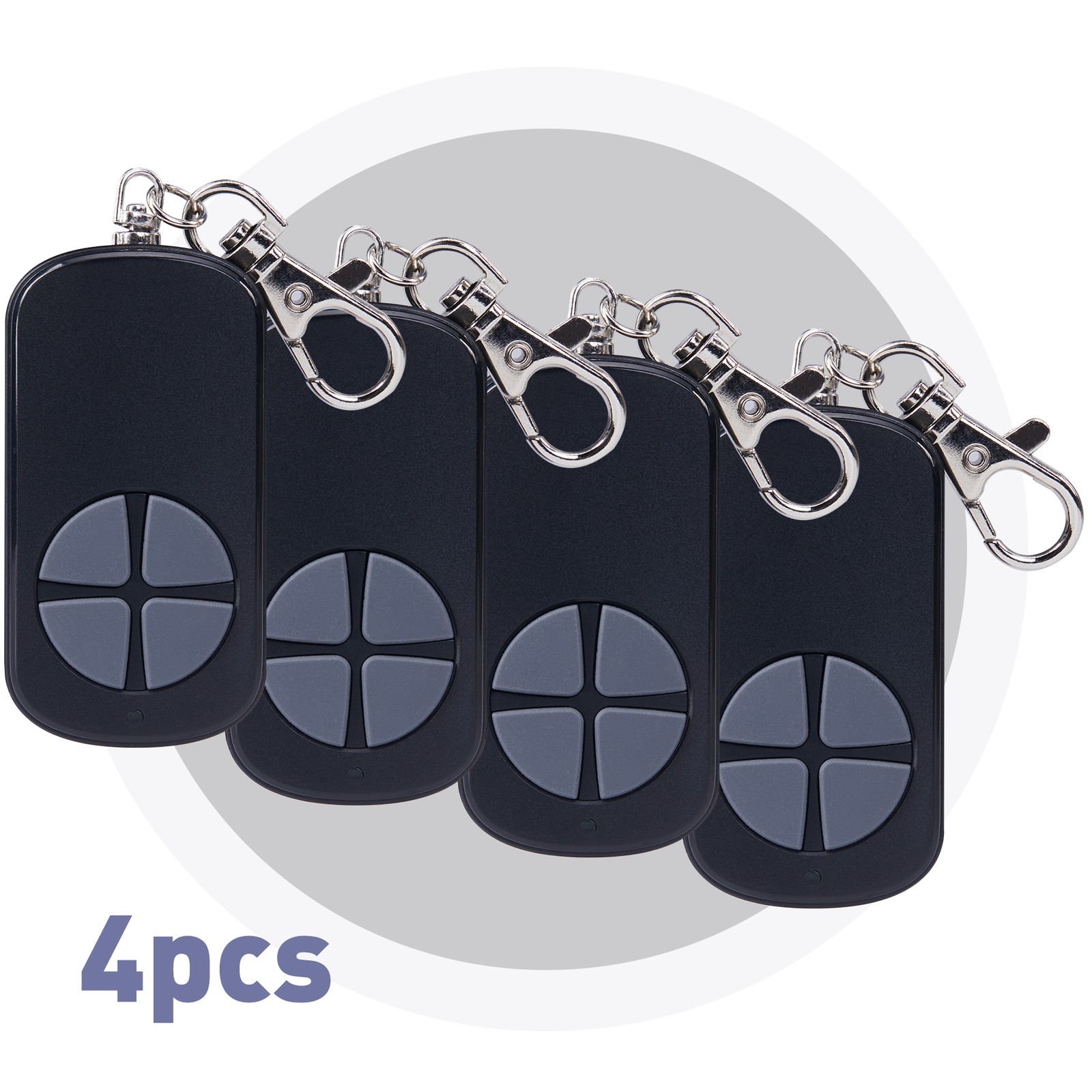 CO-Z 4Pcs Remote Control Backup Key for 433.92 MHz Sliding Gate Opener gallery