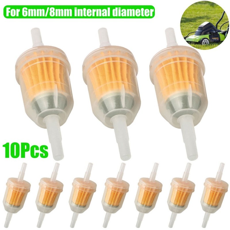 Highly Efficient 10Pcs 14 Inline Fuel Filter For Small Engine Lawn Mower gallery