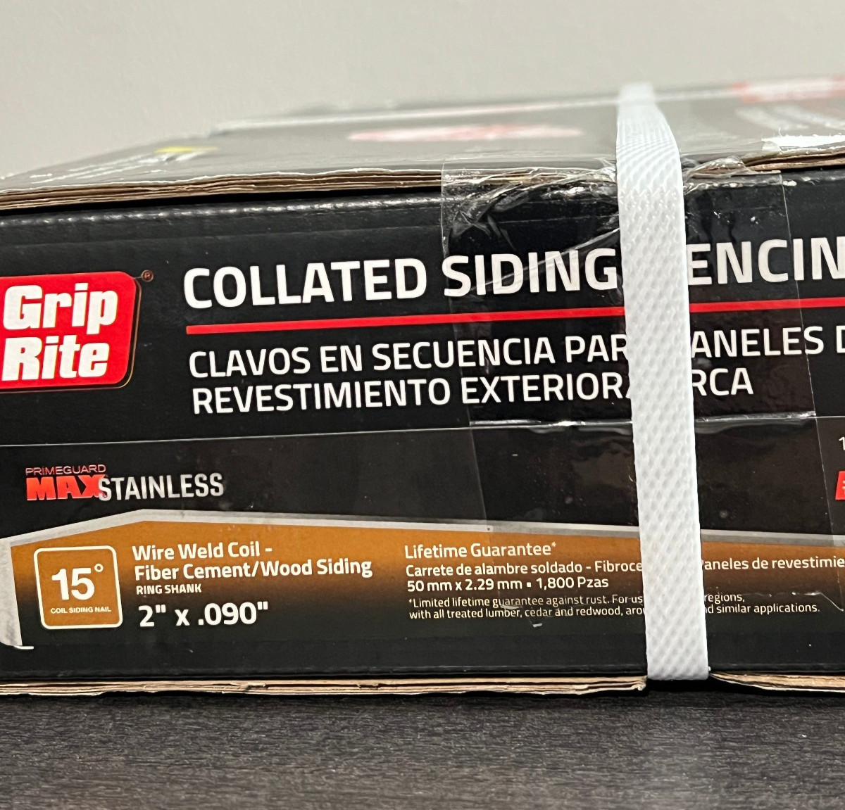 Grip Rite Collated Siding Nails MAXC62821 15-Degree Wire Coil 2" Inch by .090" gallery