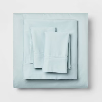 Threshold 400 Thread Count Cotton Sateen 4-Piece Sheet Set Luxurious gallery