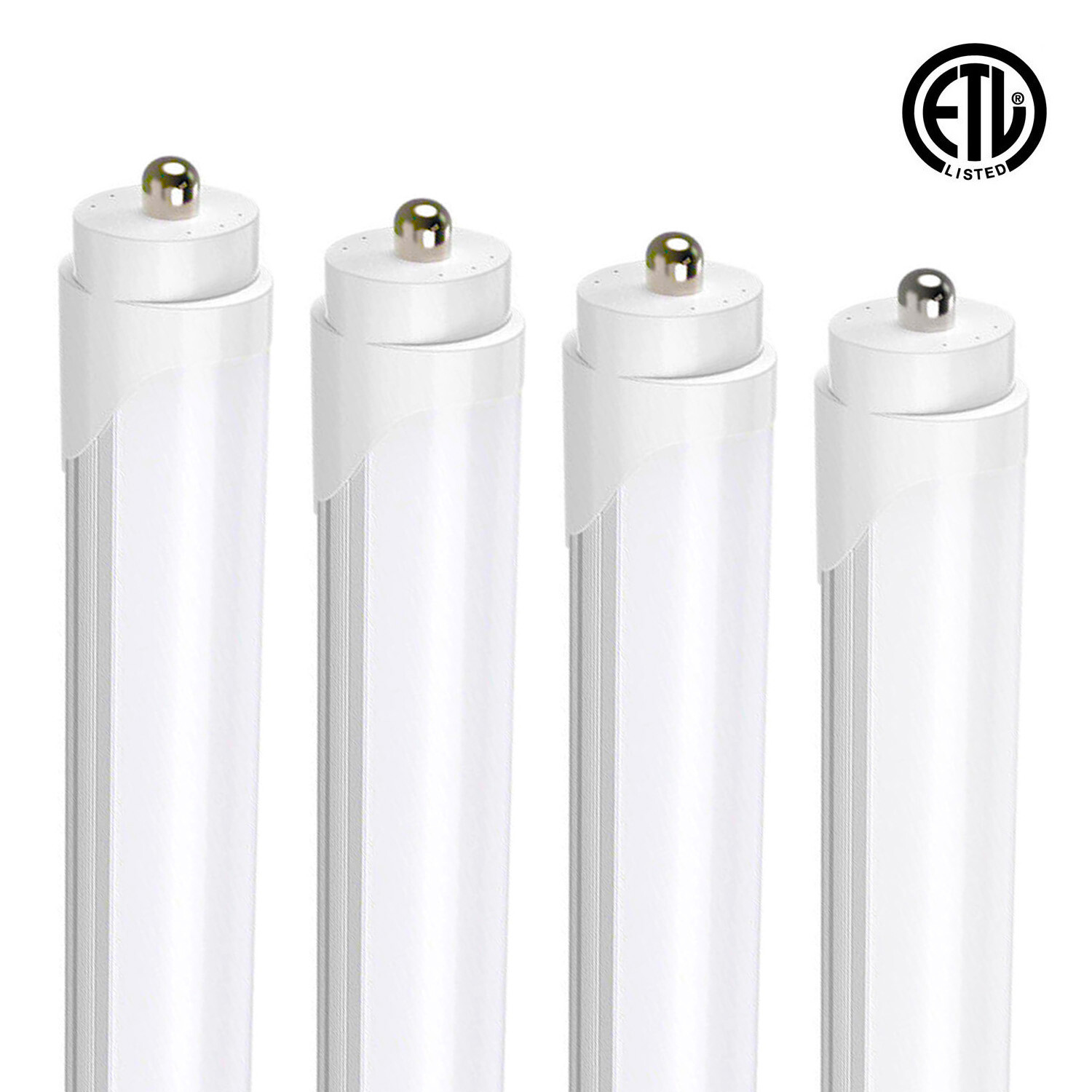 4 Pack FA8 8FT LED Tube Light Single Pin 45W T8 6000K~6500K LED Shop Lights gallery