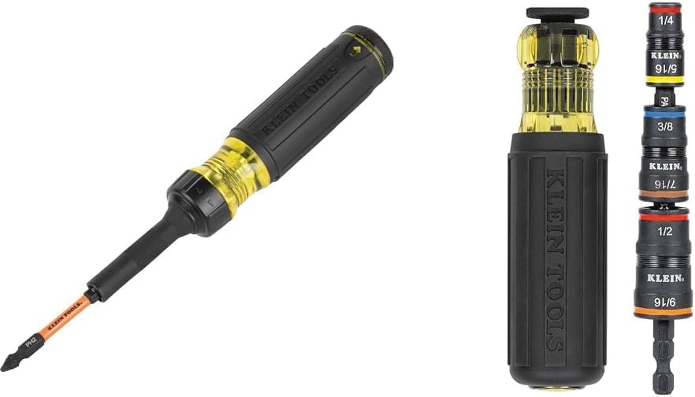 13-in-1 Ratcheting Screwdriver and 7-in-1 Impact Flip Socket Set with Handle gallery
