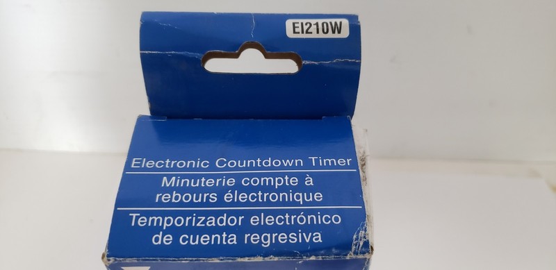 INTERMATIC EI210W (EI210) ELECTRONIC COUNTDOWN TIMER, 10-60 MIN, 15A 120VAC, NIB gallery