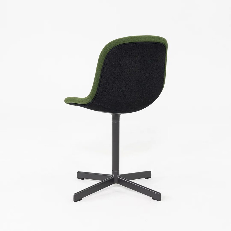 2020s Hay Neu 10 Dining Chairs with Forest Green Fabric 6x Available gallery