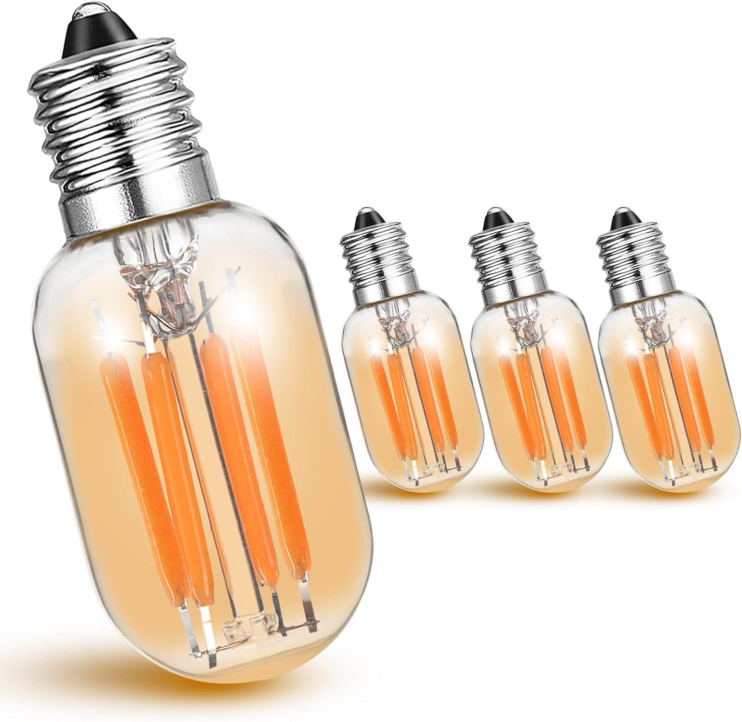 LED Night Light Bulbs E12 Salt Lamp Bulb 2W 200Lm, 15W-20W Equivalent, 2200K War gallery