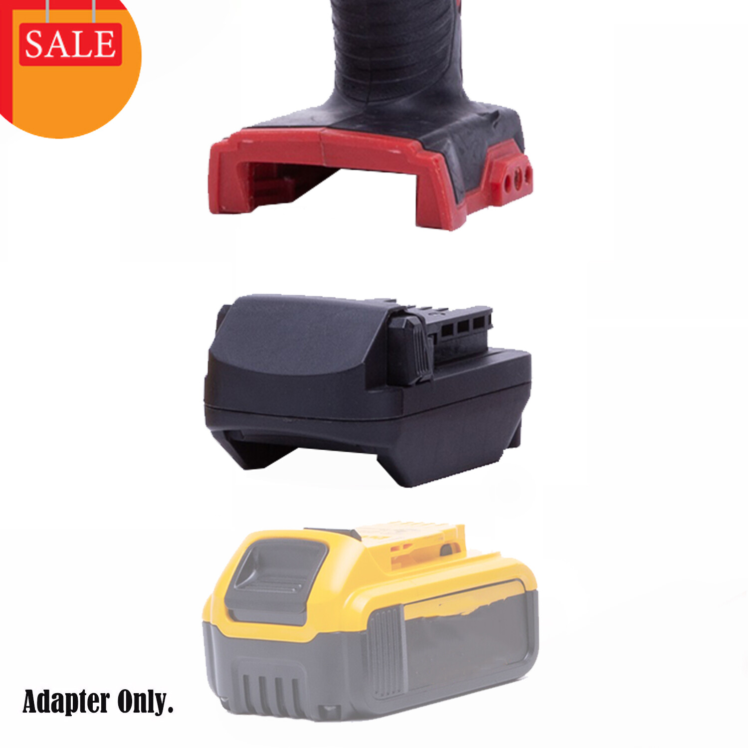 NEW For Dewalt 20V MAX Lithium Battery Convert To for Milwaukee 18V Tool Adapter gallery