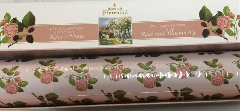 PERFUMED DRAWER LINERS, 6 SHEETS ASSORTED FRAGRANCE SOLD SEPARATE MADE IN ITALY gallery