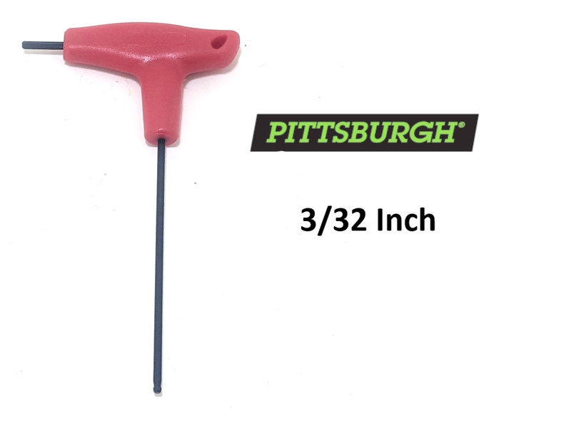 NEW PITTSBURGH T - HANDLE HEX KEY ALLEN SAE METRIC PICK SIZE SOLD INDIVIDUALLY gallery
