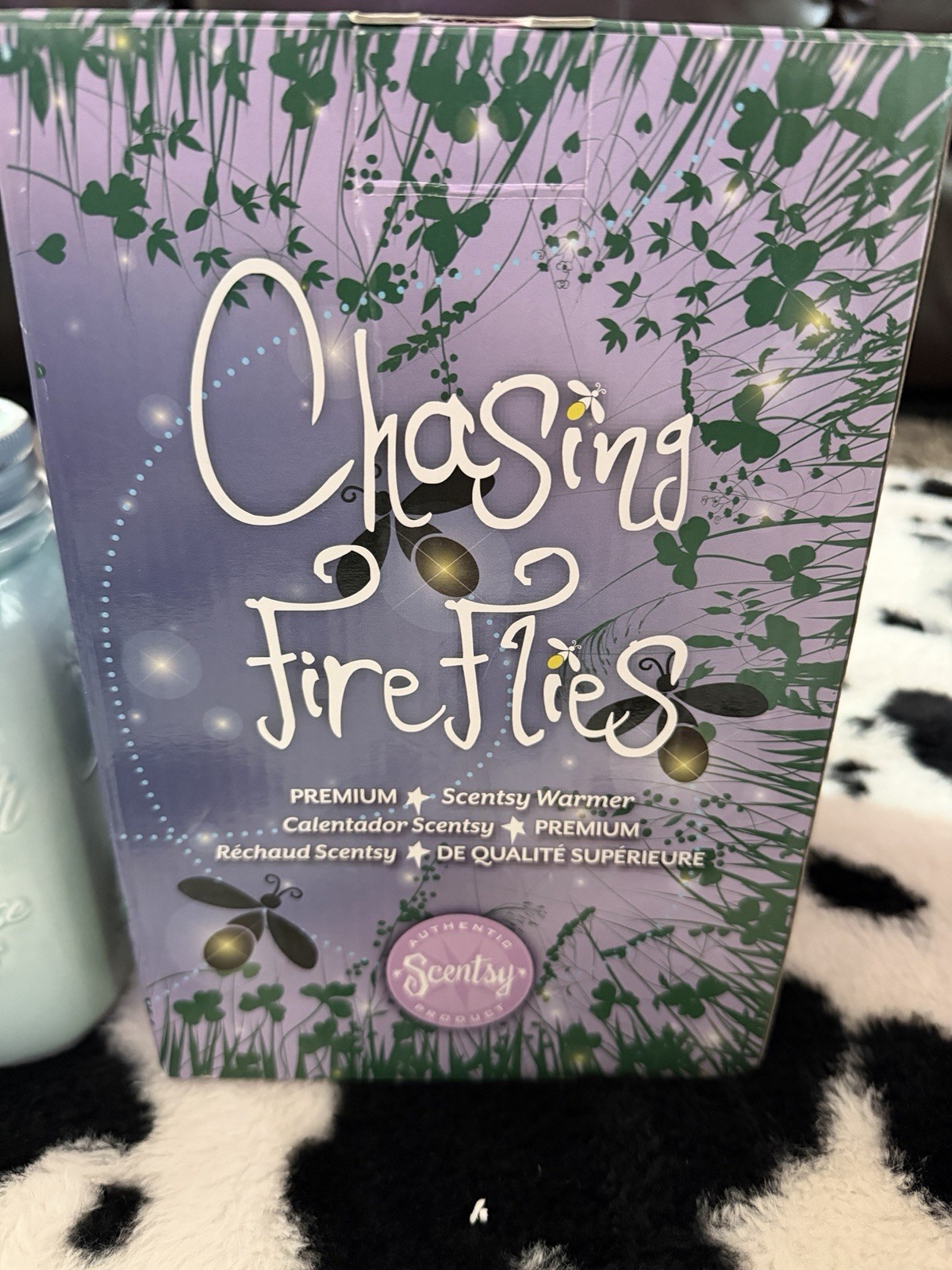 Scentsy Chasing Fireflies Premium Wax Warmer Mason Jar New In Box Never Used gallery